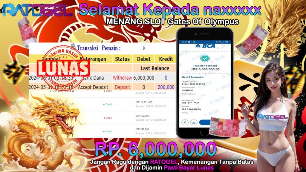 BUKTI JP SLOT DAN TOGEL TERPERCAYA DI INDONESIA TGL 01-06-2024