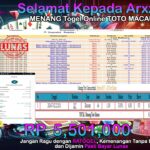 BUKTI JACKPOT TOGEL TOTO MACAU TERPERCAYA DI INDONESIA