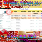 BUKTI JACKPOT SLOT WILD BOUNTY TERPERCAYA DI INDONESIA TGL 26-07-2024