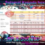 BUKTI JACKPOT TOGEL POOL SINGAPORE TERPERCAYA DI INDONESIA TGL 19-08-2024